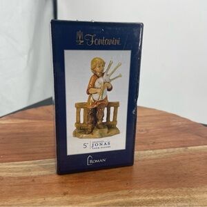 Signed Fontanini Nativity tour figure collection Jonas 5” inch figurine